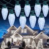 C9 Christmas Lights Outdoor, 114 Feet 150 LED C9 String