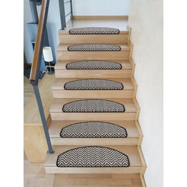 Kettelservice-Metzker Amsterdam Stair Mat Semi-Circular Anthracite Pack of 1