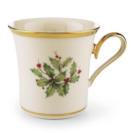 Lenox Holiday Mug, 1 Count (Pack of 1), Red & Green