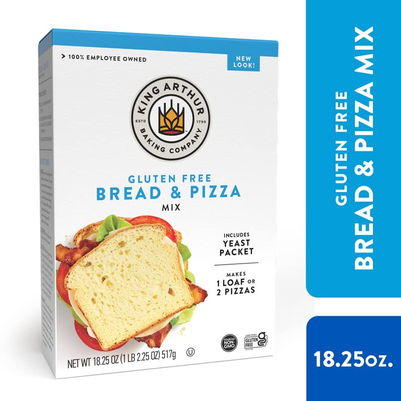 King Arthur, Gluten-Free Bread and Pizza Mix, Gluten-Free, Non-GMO Project