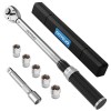 GOYOJO 7PCS/Set 1/2" Heavy-Duty Torque Wrench, 20-210 N.m (14.75-155 ft-lbs)