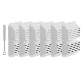 Cat Water Fountain Filter, Multi-Stage Filtration Replacement Filter (6 Filter+6 Sponges+1 Brush)