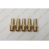 LTWFITTING Brass Barbed Fitting Coupler/Connector 3/8" Male BSPT x 1/2"(12mm)