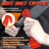 Milifox 2 Pack Car Window Breaker Seatbelt Cutter - Auto