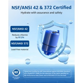 Waterspecialist NSF Certified Filter, Replacement for Pur® PUR PLUS RF-9999® Water Filter Faucet, Compatible with All PUR® Faucet Mount Filtration Systems (Pack of 6), Model No.: WS708A