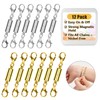 12 Pack Magnetic Necklace Clasps and Closures Necklace Jewelry Extender