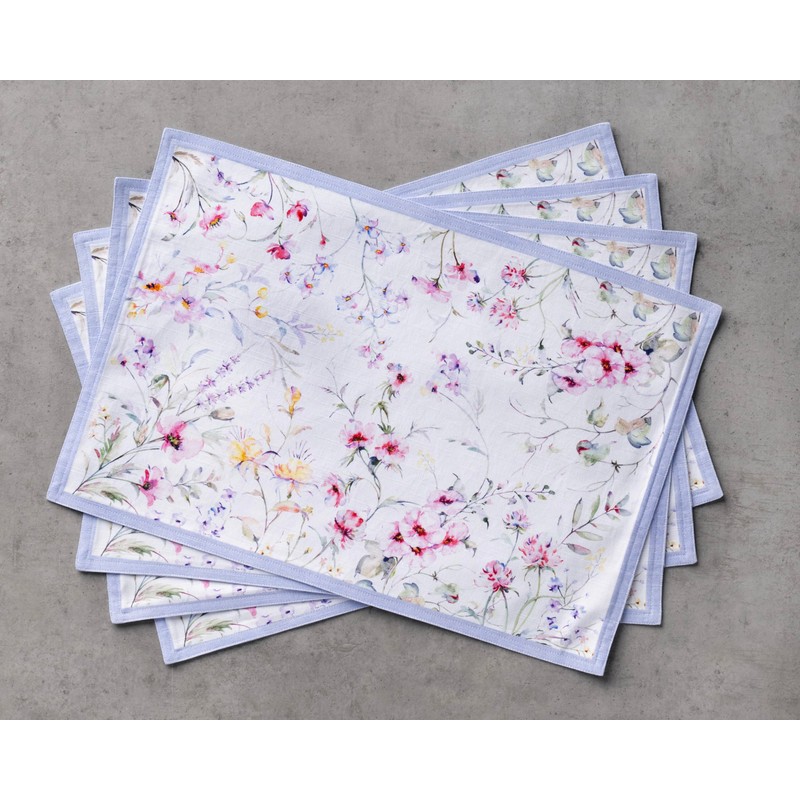 Maison d' Hermine Placemat Set of 4 100% Cotton Decorative