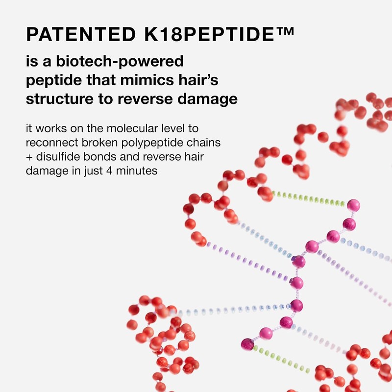 K18 Hair - Mascarilla capilar reparadora molecular Leave-In, máscara unisex,