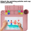 Svartur Silicone Painting Mat with Cup and Palette Detachable, 17"X13"