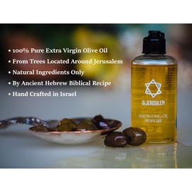 Frankincense Ointment Oil from Israel, Sacred Spiritual Oils from Jerusalem Blessed Handmade with Natural Ingredients and Blessed for Wedding Ceremony Religious Use 3.5L