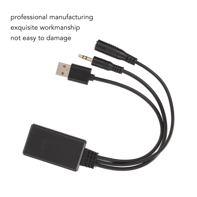 Professional Car Bluetooth 5.0 Aux in Cable USB Adapter with