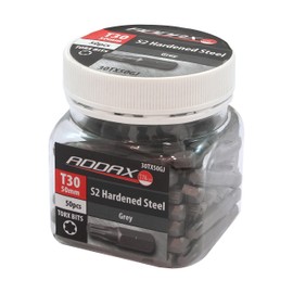 TIMco 30TX50GJ Torx No. 30 S2 Hardened Driver Bit 50mm - Grey (Jar of 50)