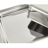 Weis 14257 Butterdose, Edelstahl, Silber, 15 x 9.4 x 4.2