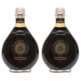 Due Vittorie Oro Gold Balsamic Vinegar of Modena. Highest score from The Consortium of Modena - 500ml (2 pack)