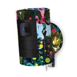 MightySkins Skin Compatible with Ring Stick Up Cam Wired - Psychedelic Vacation | Protective, Durable, and Unique Vinyl Decal wrap Cover | Easy to Apply, Remove, and Change Styles | Made in The USA