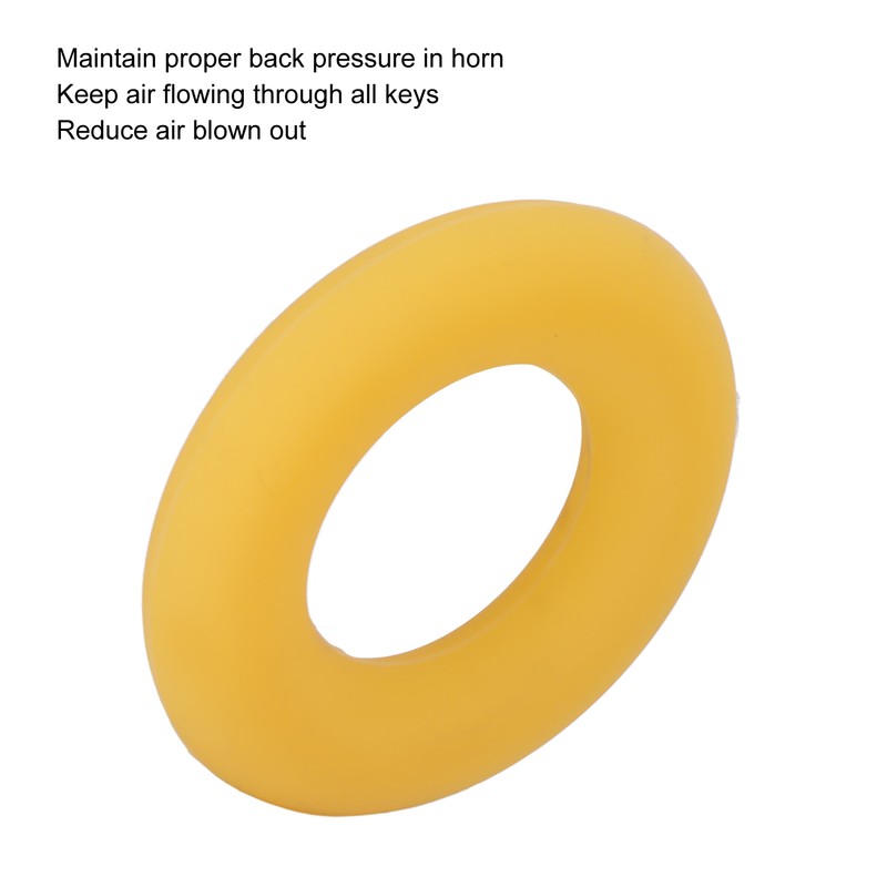 Saxophone Mute Alto Sax Tone Filter Silicone Bell Protective Ring