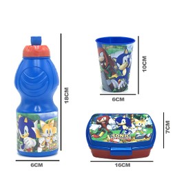 ICELAND Plastic Snack Set 400ml 1 Cup 1 Container (Sonic)