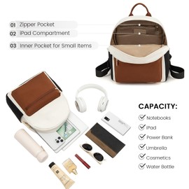 LOVEVOOK Mini Backpack for Women Light Weight Small Waterproof Backpack Purses Daily Backpack Fashion