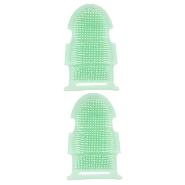 FOMIYES 2pcs Skin-friendly Bath Gloves Body Brush Gloves Gentle Exfoliating