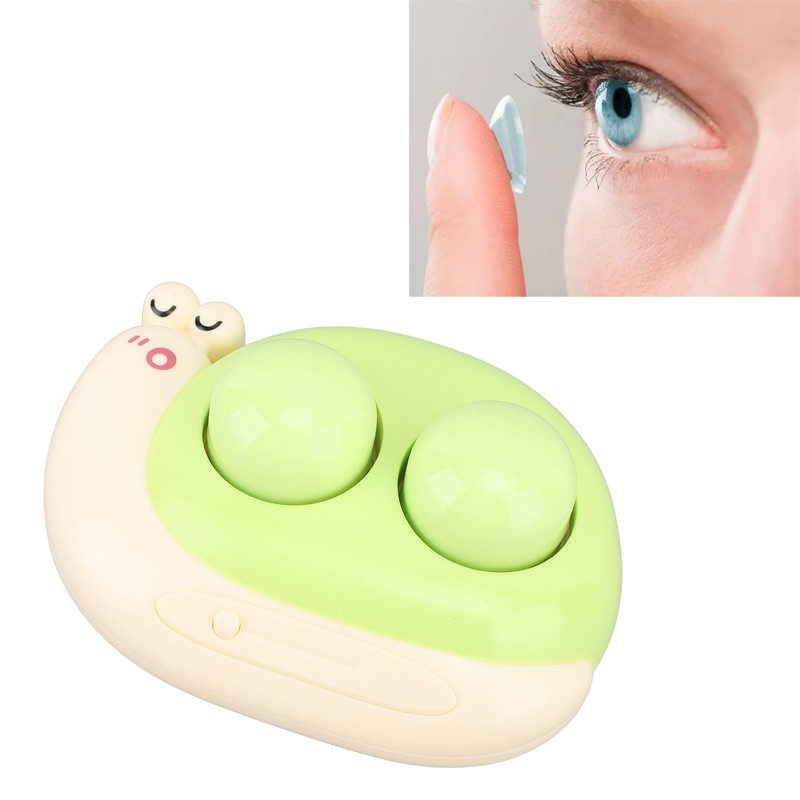Contact Lens Cleaner Machine Snail Shape Portable Battery Powered One