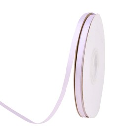 Ribest 1/4 inch 50 Yards Solid Double Face Satin Ribbon Per Roll for DIY Hair Accessories Scrapbooking Gift Packaging Party Decoration Wedding Flowers Lilac Mist