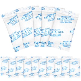 Yeather 20 Gram [15 Packets] Silica Gel Packets - Reusable Desiccant Moisture Absorbers Dehumidifiers for Spices, Jewelry, Shoeboxes, Electronics Storage (Food Safe)