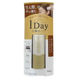 Hoyu Cielo One Day Hair Concealer, Light Brown, 1 Piece / 호유 시엘로 원데이 헤어 컨실러, 라이트브라운, 1개