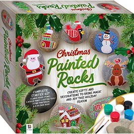 Christmas Painted Rocks (Tuck Box)