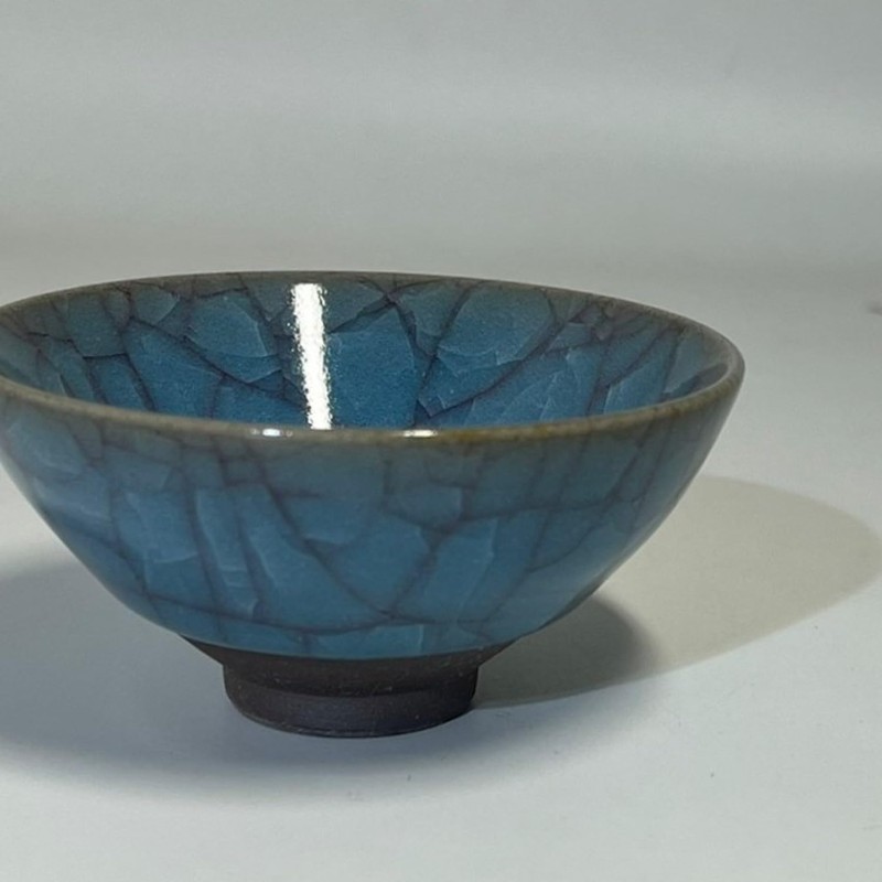LiSong Kiln Blue Pottery Cup