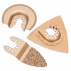 6PCS Hard Alloy Saw Blades Multifunctional Oscillating Saw Blades Tool