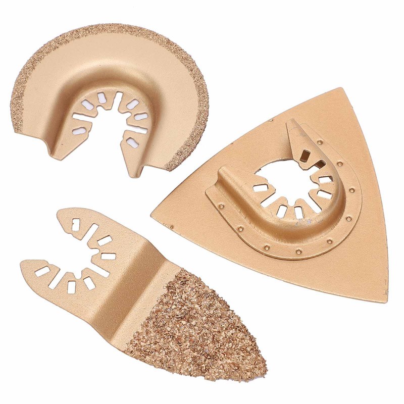 6PCS Hard Alloy Saw Blades Multifunctional Oscillating Saw Blades Tool