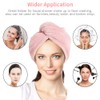 RIGHTWELL Hair Turban Towel, 3 Pack, Turban Towel with Button,