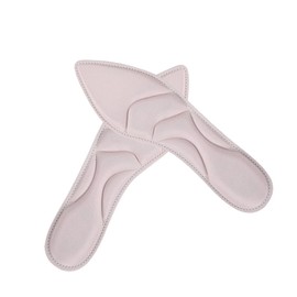 Ipetboom Breathable Absorption Massage Insoles for High Heels Comfortable Sponge Insert Pad Relaxing Foot Support for Walking and Prolonged Standing Soft Pink Color