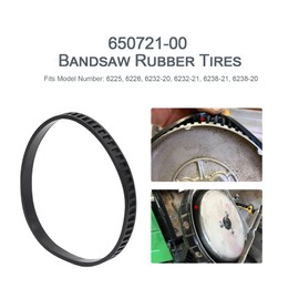 Thaekuns 4 Pack 650721-00 Bandsaw Rubber Tires Dewalt Band Saw Tires and Milwaukee Bandsaw Pulley Tires DWM120 A02807 DCS374 DW328K D28770 D28770K 514002079 6230 6232-20