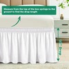 Biscaynebay Wrap Around Bed Skirts for Twin & Twin XL