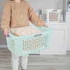 Sterilite Laundry Basket, Plastic Clothes Hamper, Large Rectangle Bin with