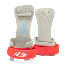 Reisport Men's Hook & Loop High Bar Grips, Gymnastics, Gray