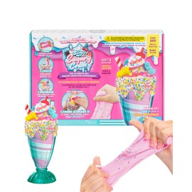SLIMY Sugary Crush Milkshack, Slime and Clay Creative Set, Baking Game for Mixing, Shaping and Decorating, Creative Design for Children