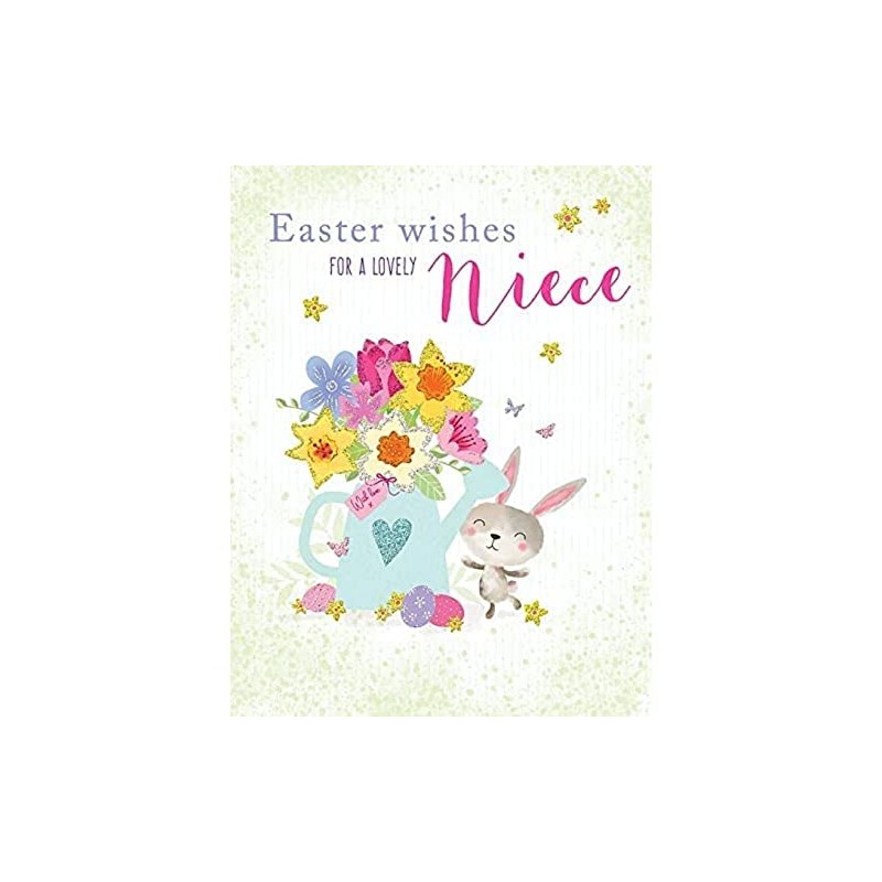 Regal Publishing Easter Card Niece - 8 x 6 inches,
