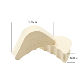 2 Pairs of Sponge Padded Shoe Filler, Adjustable Shoe Filler, Make Big Shoes Fit Better, Relieve Pain, Suitable for High Heels, Boots, Sneakers