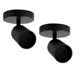 KING SHA 2-Pack Flush Mount Ceiling Spot Lights Indoor,Uplights Indoor,Adjustable Tilt Angle Ceiling Light Fixture,with 2 Dimmable LED Bulbs 7watts 3000K CRI90+