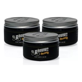El Barbaro Fijador para el cabello en cera El Barbaro Cera en pack x 3 unidades