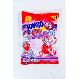 de la Rosa Paleta Jumbo Cereza Mediana, 14g (24 Piezas)