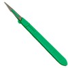 Sterile #11 Disposable Scalpels with Plastic Handle and Measuring Ruler