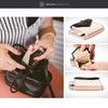 Small Wallet with Coin Compartment Made of Real Leather for