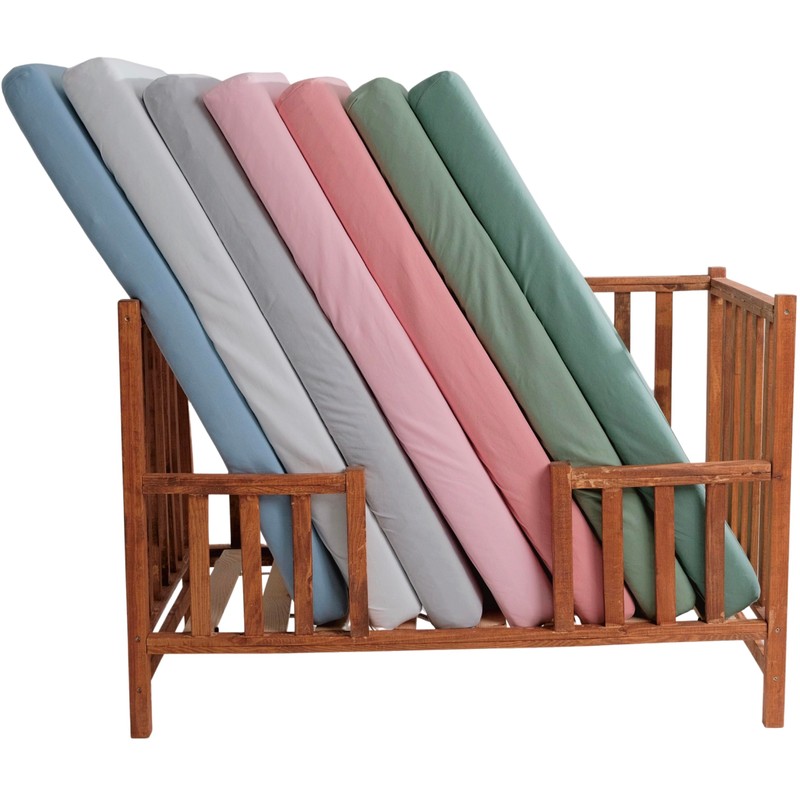 Bunnyjik GOTS Organic 2 x Cot Sheets 120x60 Fitted -