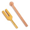C-4096 Tuning Fork Meditation Tuning Energy Fork With Hammer Gold