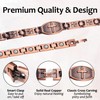 Feraco Copper Bracelet for Women 99.99% Solid Copper Magnetic Bracelets,