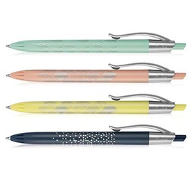 MILAN 176577914 - Estuches de 4 P1, multicolor (azul, amarillo, rosa y verde), 14 paquetes