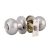 Gobrico Satin Nickel Round Door Knob 5/10 Pack (Privacy, 10